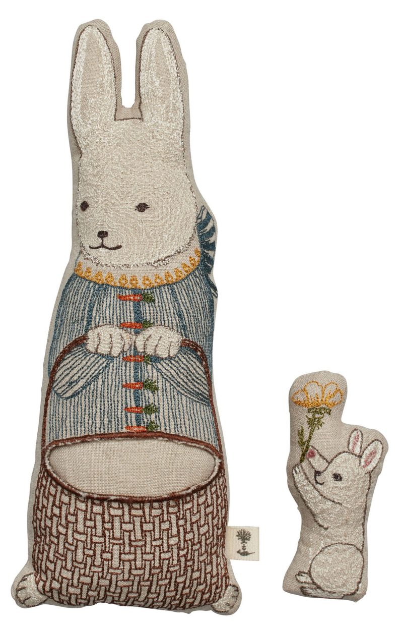 CoralandTusk Doll Bunny Basket 1