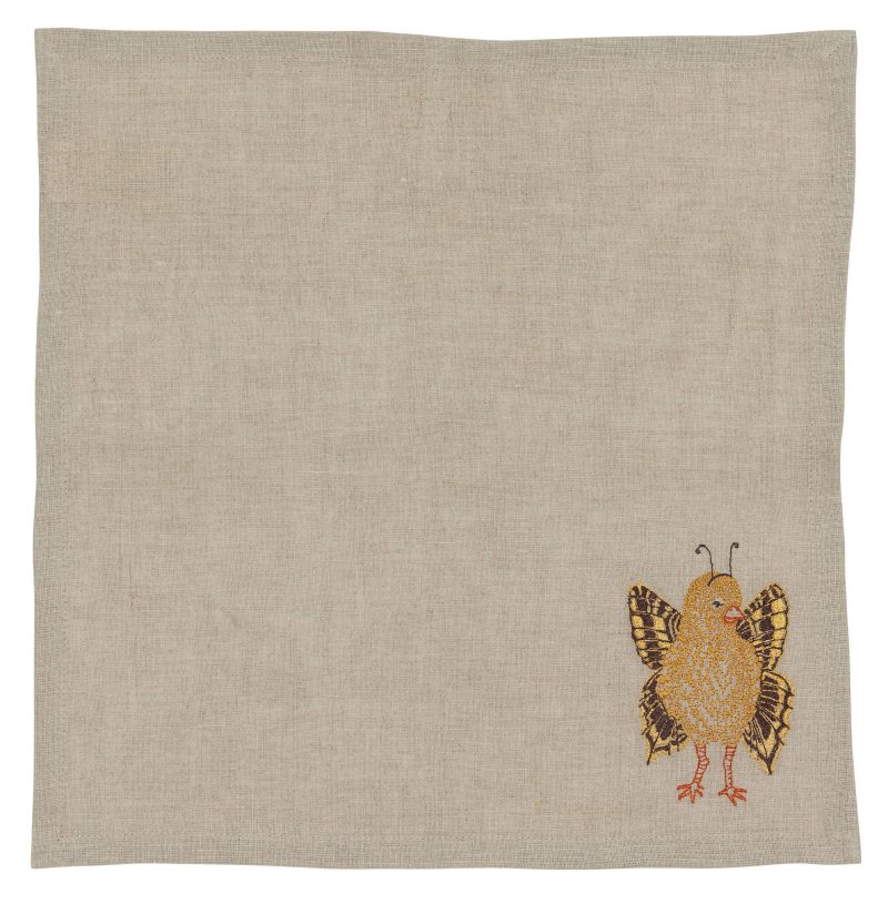 CoralandTusk Napkin Chick Butterfly 2