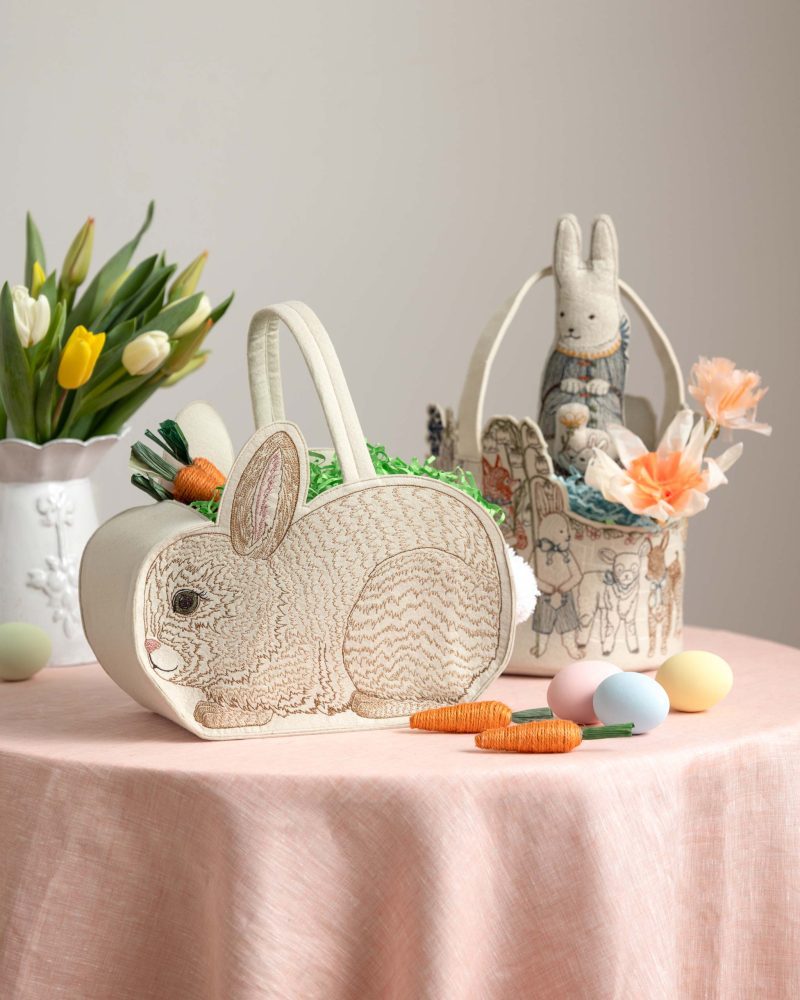 coralandtusk bunby basket easter basket