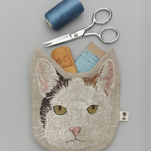 coralandtusk calico cat pouch 2