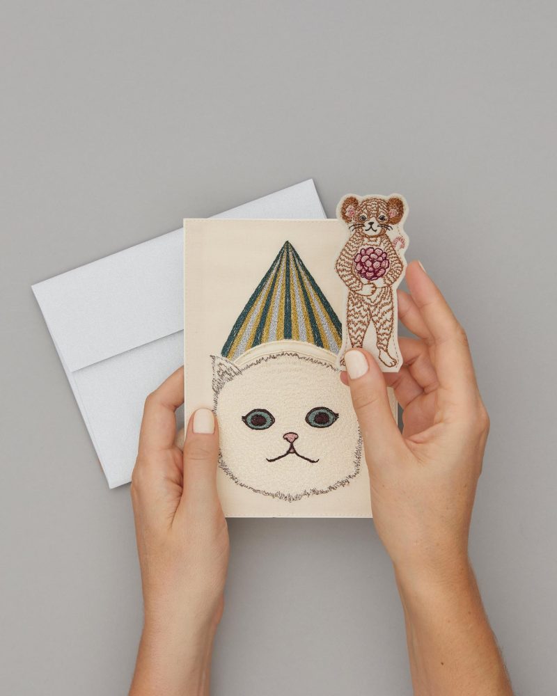 coralandtusk card baby cat surprise birthday 4