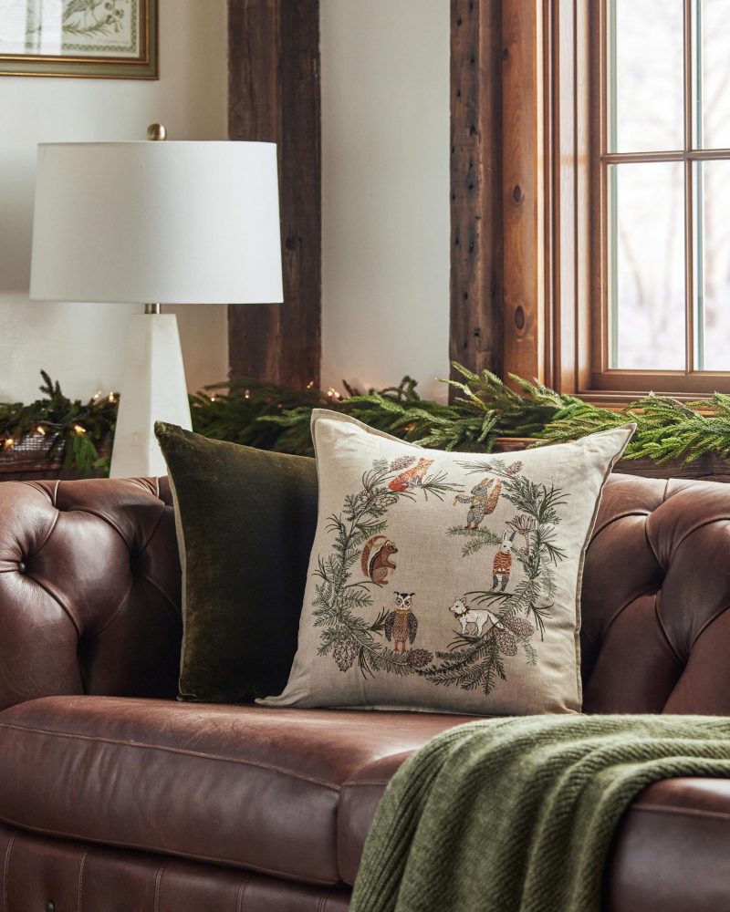 coralandtusk couch christmas pillows fw23 15