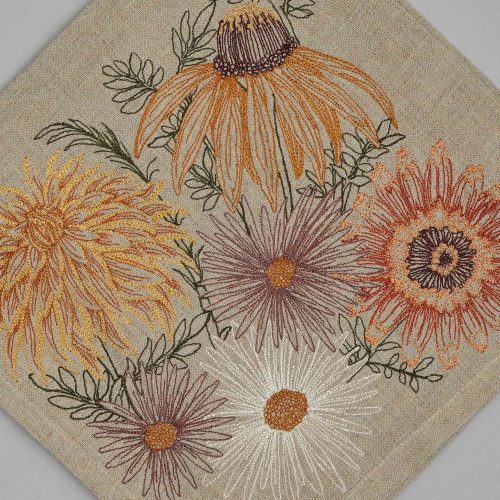 coralandtusk dinner napkin autumn blossoms 2