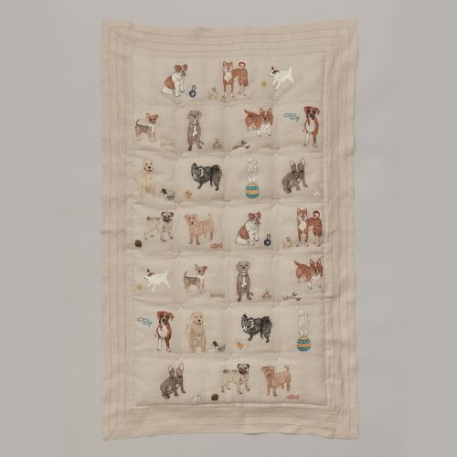 coralandtusk dogs quilt