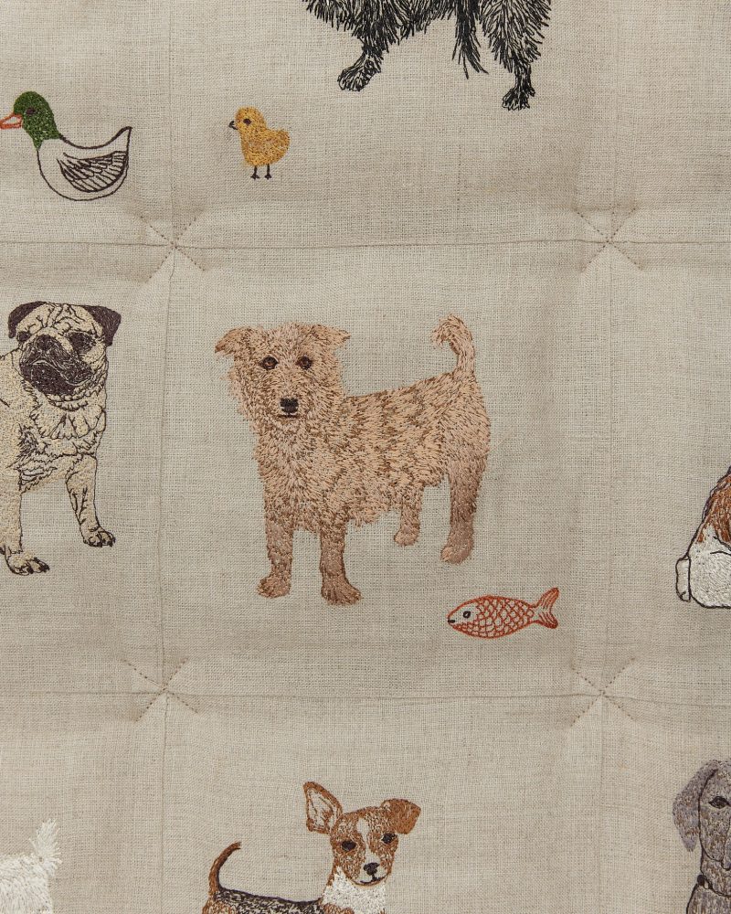 coralandtusk dogs quilt detail 3