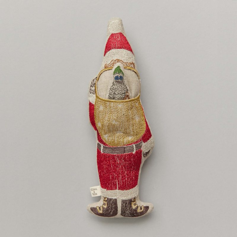 coralandtusk doll santa back