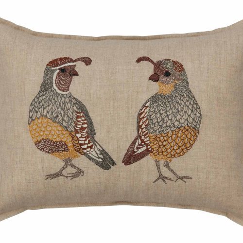 coralandtusk pillow 1216 desert quail love silo