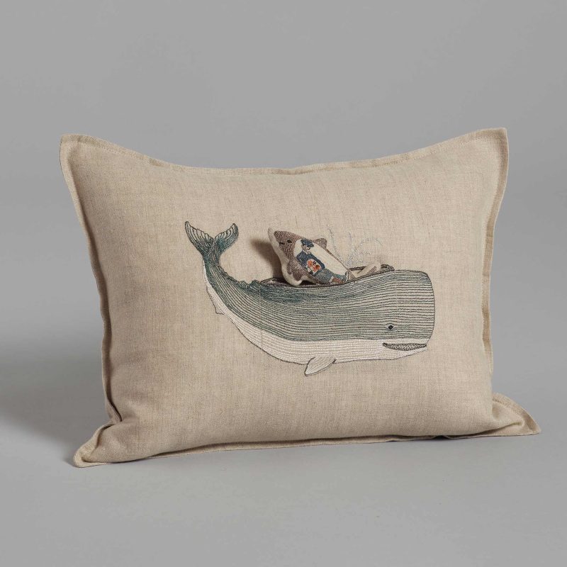 coralandtusk pillow 1216 very hungry whale