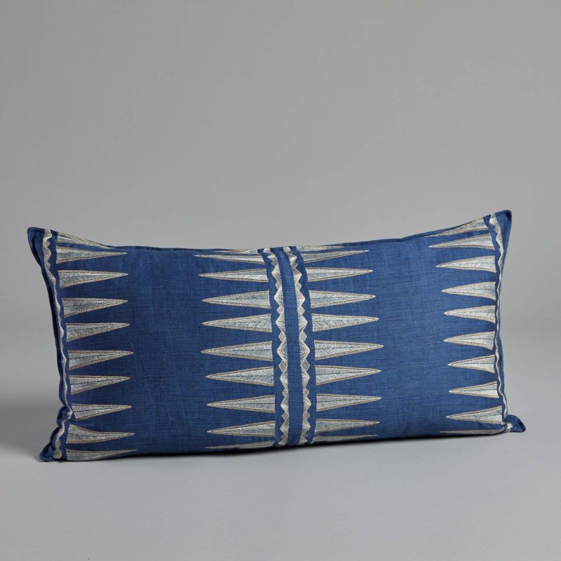 coralandtusk pillow quill indigo 1