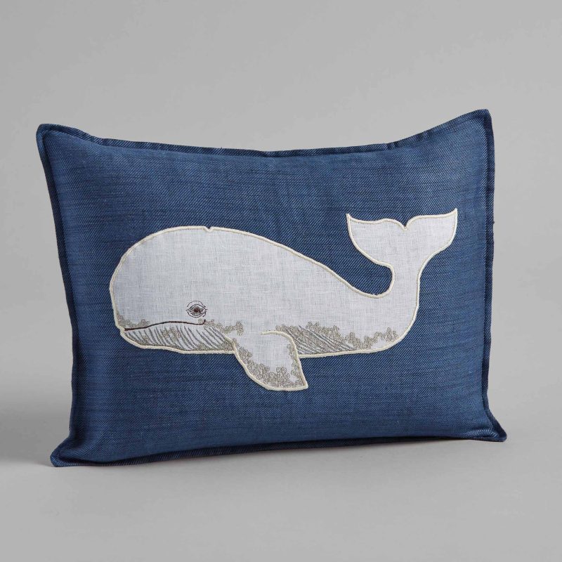 coralandtusk pillow whale applique 1