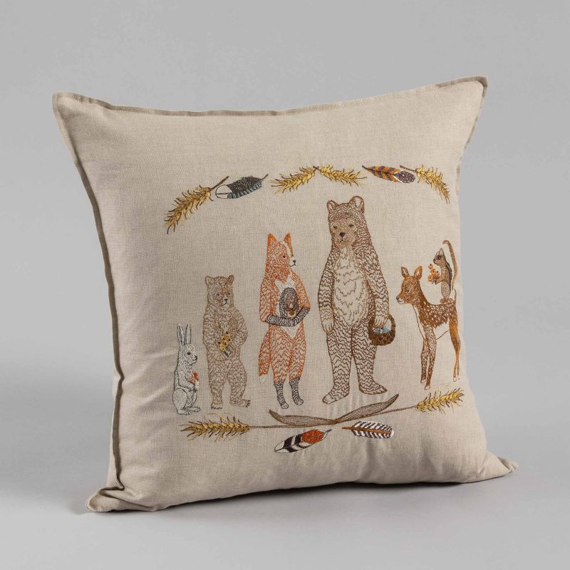 coralandtusk pillow woodland welcome 1