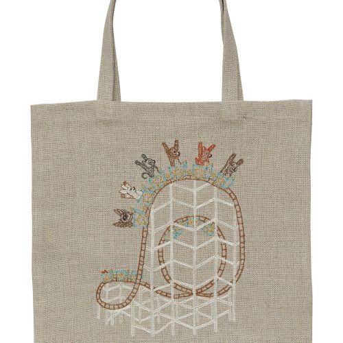 coralandtusk roller coaster tote 1