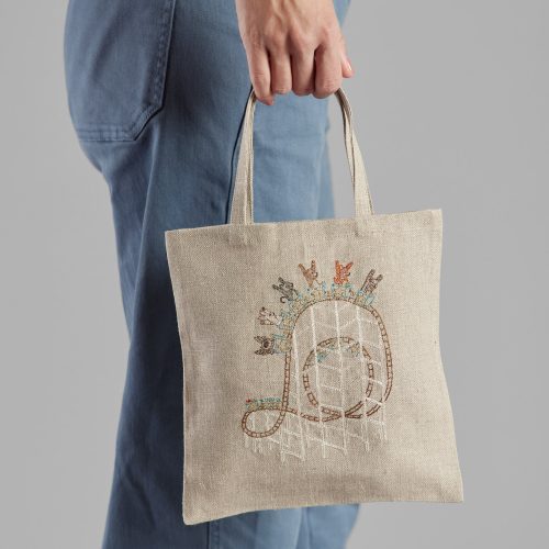 coralandtusk roller coaster tote 5