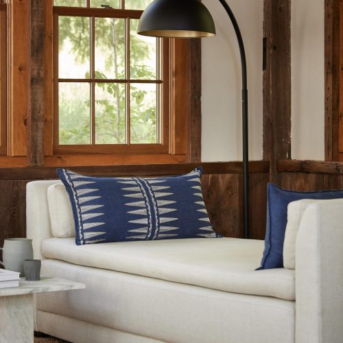 coralandtusk solarium quill indigo pillow