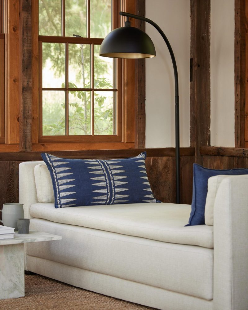 coralandtusk solarium quill indigo pillow