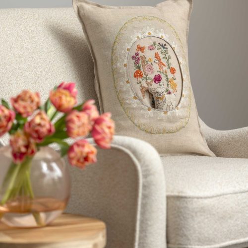 coralandtusk sugar egg easter pillow chair