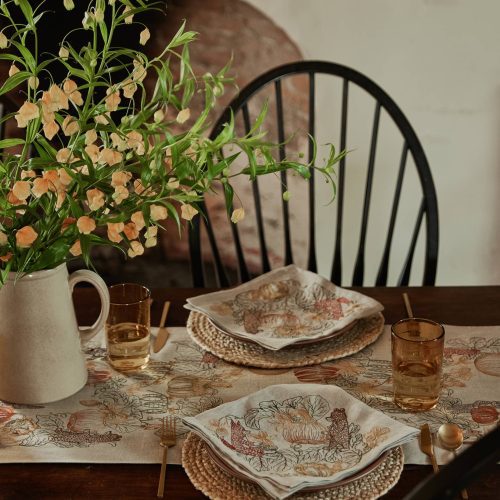 coralandtusk table dining pumpkin patch fall 3