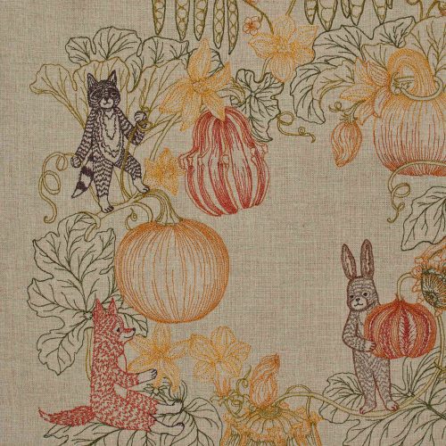 coralandtusk table runner pumpkin patch 4