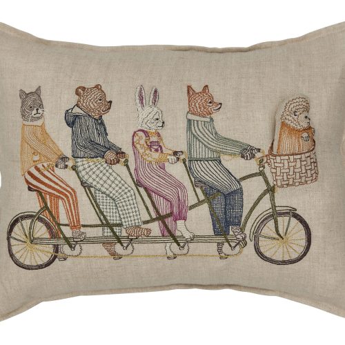 coralandtusk tandem bike pillow 1