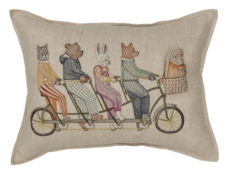 coralandtusk tandem bike pillow 1