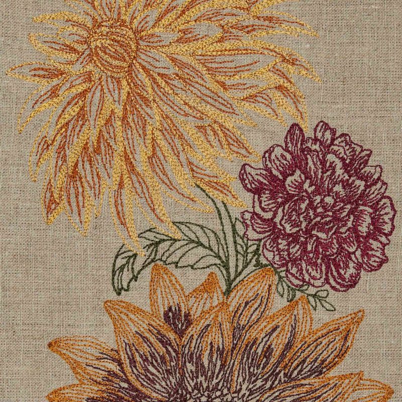 coralandtusk tea towel autumn sunflower 2