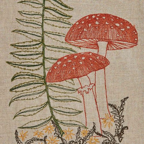 coralandtusk tea towel lady fern 1 detail