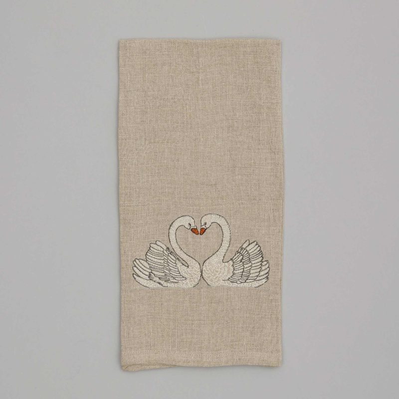 coralandtusk tea towel swan love 50a6024e 24c5 48ee bca4 a3c6e47d378a