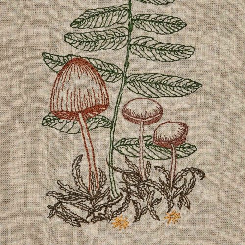 coralandtusk tea towel sword fern 1 detail