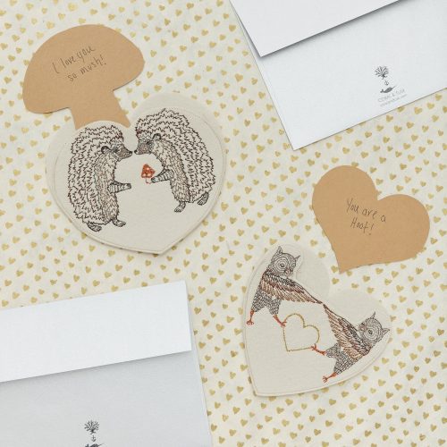 coralandtusk valentines felt envelopes