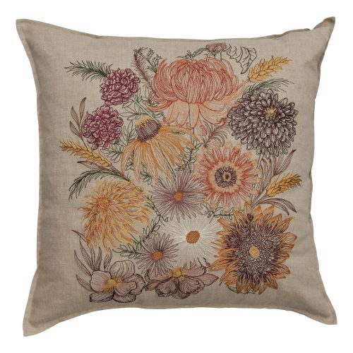 pillow 20x20 autumn blossoms