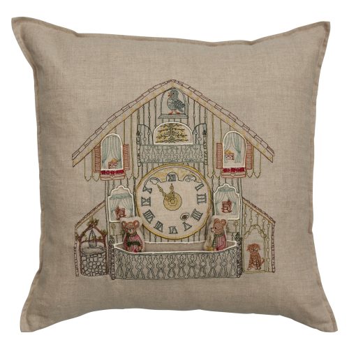 pocket pillow 20x20 christmas clock 1