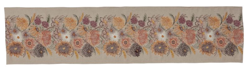 table runner autumn blossoms full